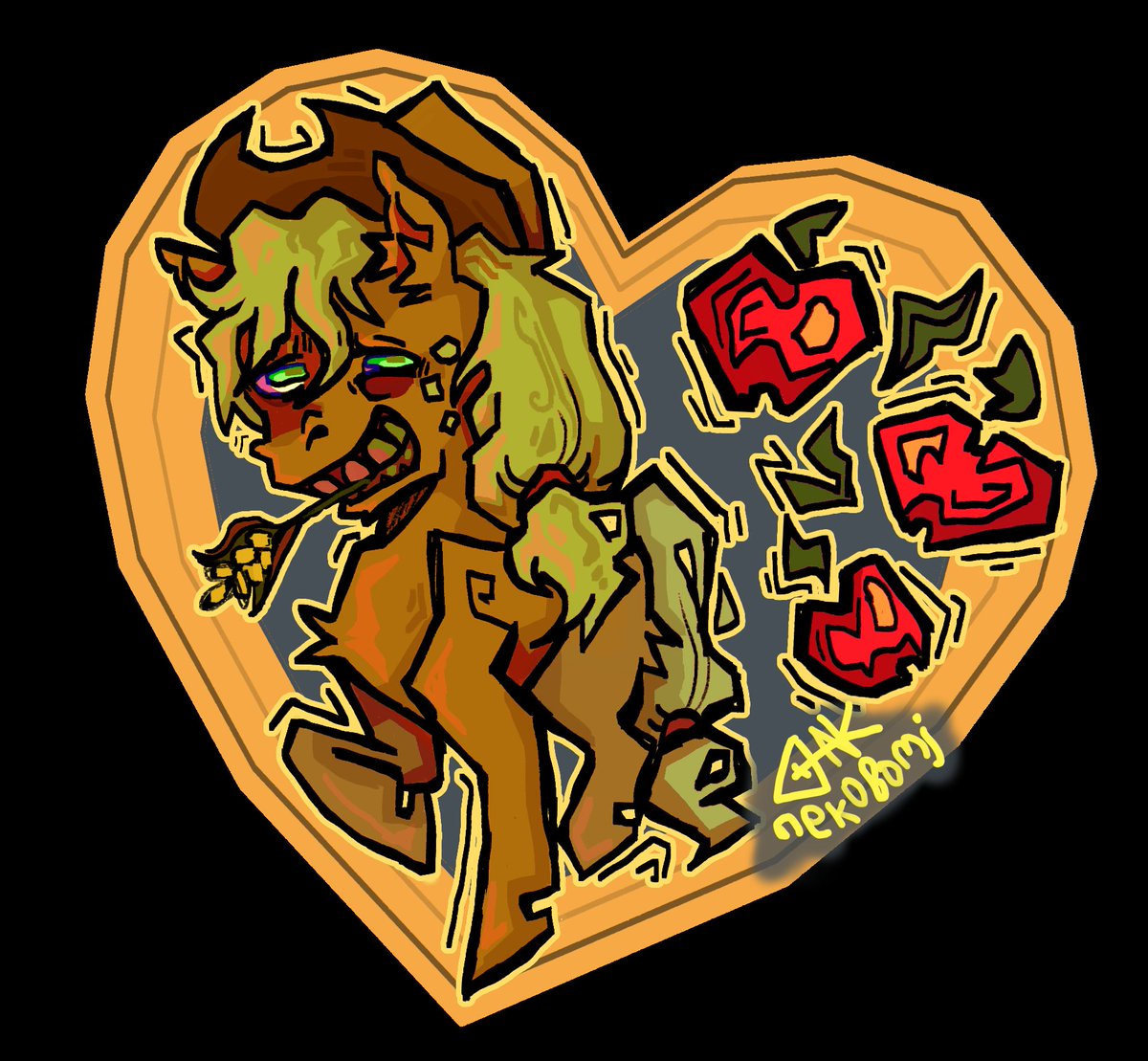 nekobomj's tweet image. I plan to draw all six main + another 6 of popular and my favorite characters
#art #digitalarwork #digital #mlp #mylittlepony #applejack #pony