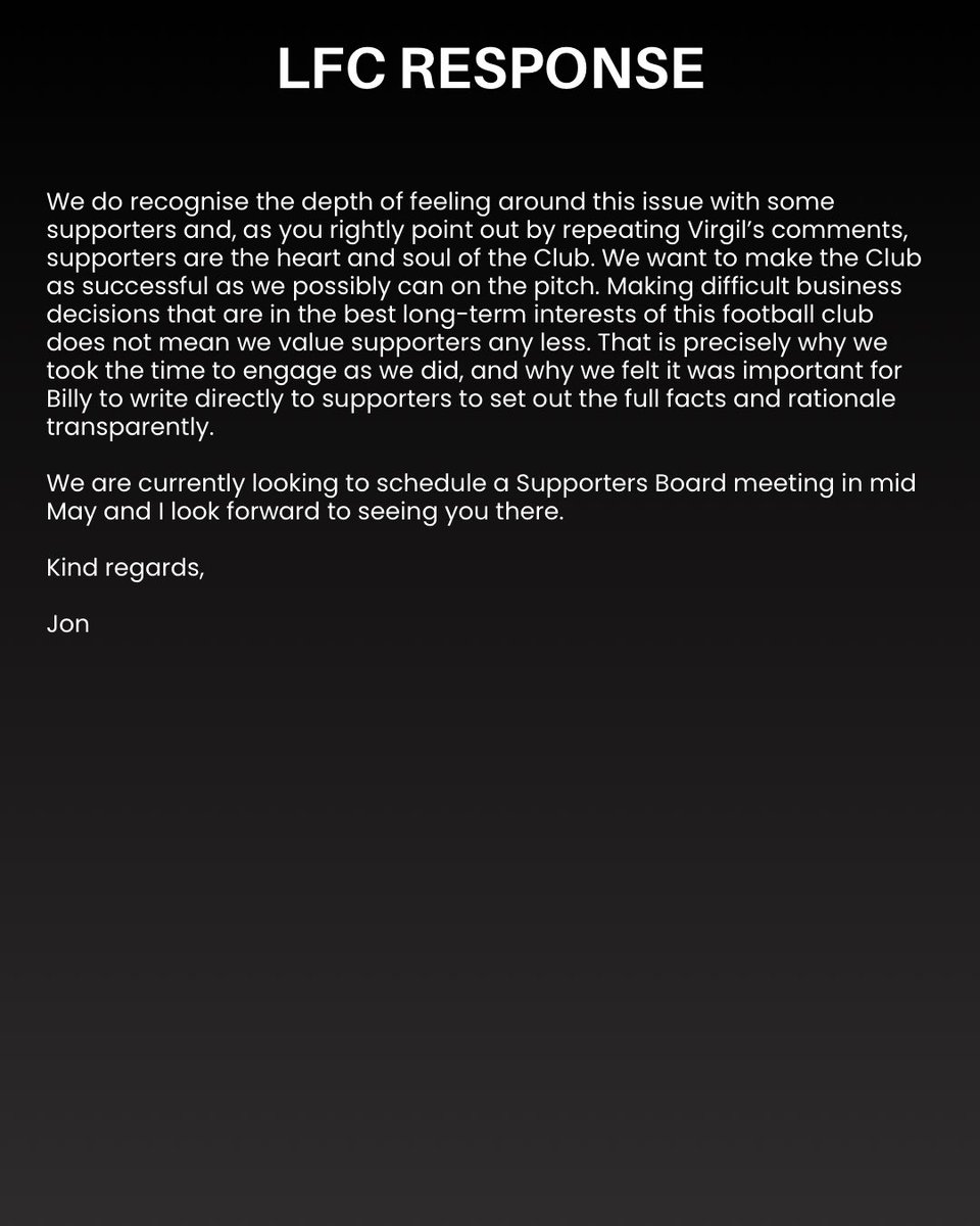 Liverpool FC Supporters Board tweet media