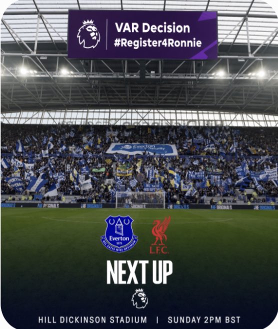 BluesVCancer's tweet image. Looks even better now @Register4Ronnie #Everton #Liverpool