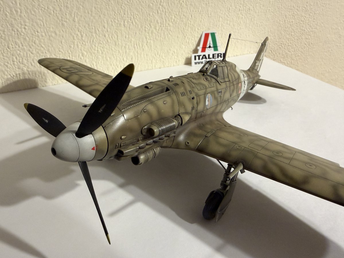 ItaleriModelKit's tweet photo. From Henryk Siuda :  Macchi MC.205 Veltro (Kit 2519) - Scale 1:32
Send your Italeri scale model pictures to photo@italeri.com writing in the email the name or “nickname” of the author and the exact name of the scale model, you’d like to see published. #italeri https://t.co/8HvVnORfHZ