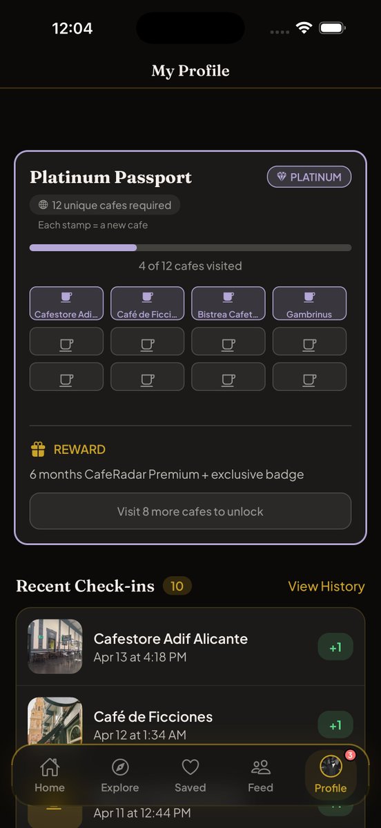 Caferadarapp's tweet photo. Your number 1 real-time location-aware cafe discovery app with proximity notification and check-in https://t.co/TBLaTqm0fc