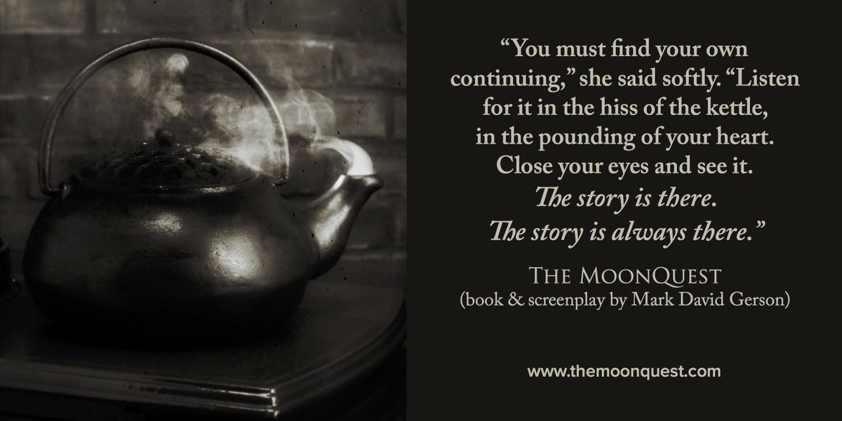 AnneBrookeBooks's tweet image. "The story is there. The story is always there.” - The MoonQuest #fantasy #writing