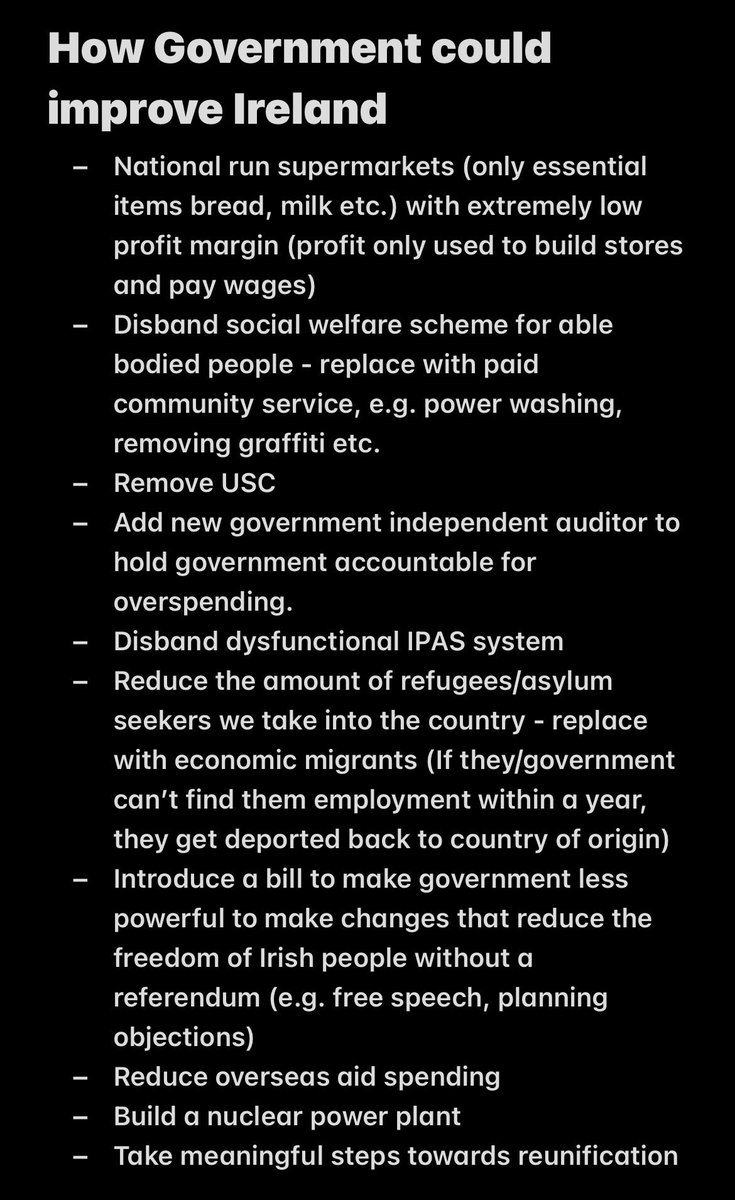 Suarezsknashers's tweet image. 🇮🇪 10 changes that I think would improve our country as a whole
#Ireland #Politics