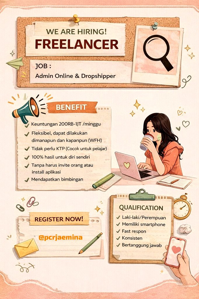 dm limtit, dm ig | masi bisa join freelance tweet media
