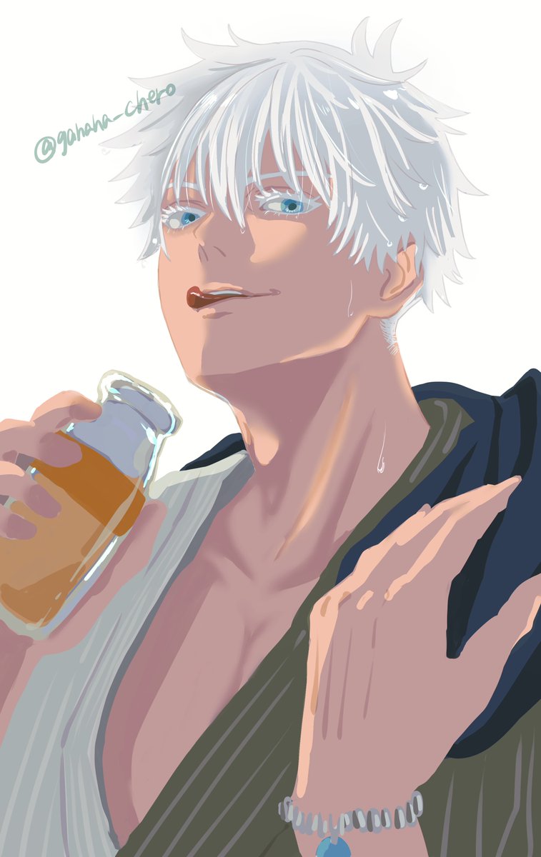 #じゅじゅプラス

のぼせちゃった？
顔、赤いよ