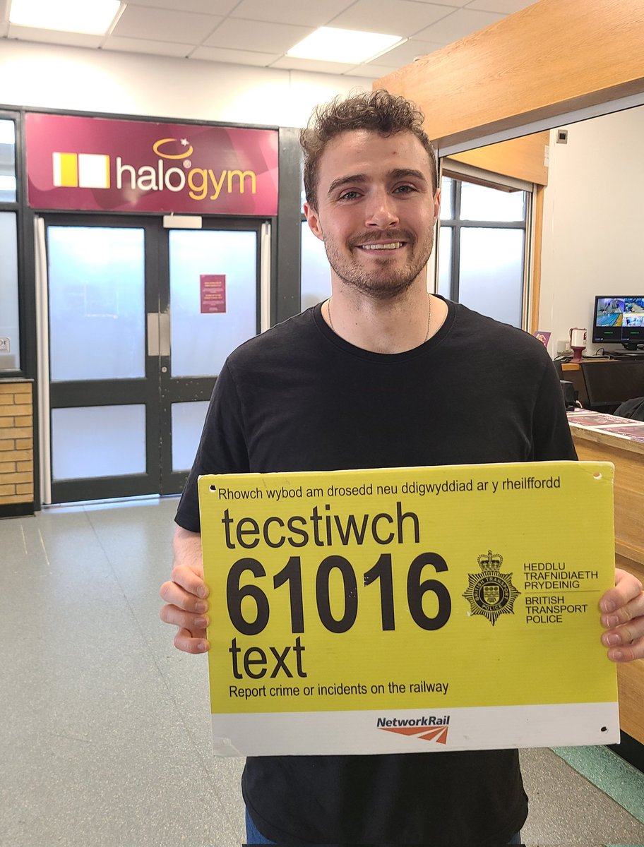 Bolloltd's tweet image. Ben and the @NetworkRailWAL team are excited to be at @HaloLeisureRblx to raise awareness of the @BTP @BTPWales text number. #61016 #IAmTrainSafe #RailSafety #didntseeitcoming #Pencoed #SatyingSafe