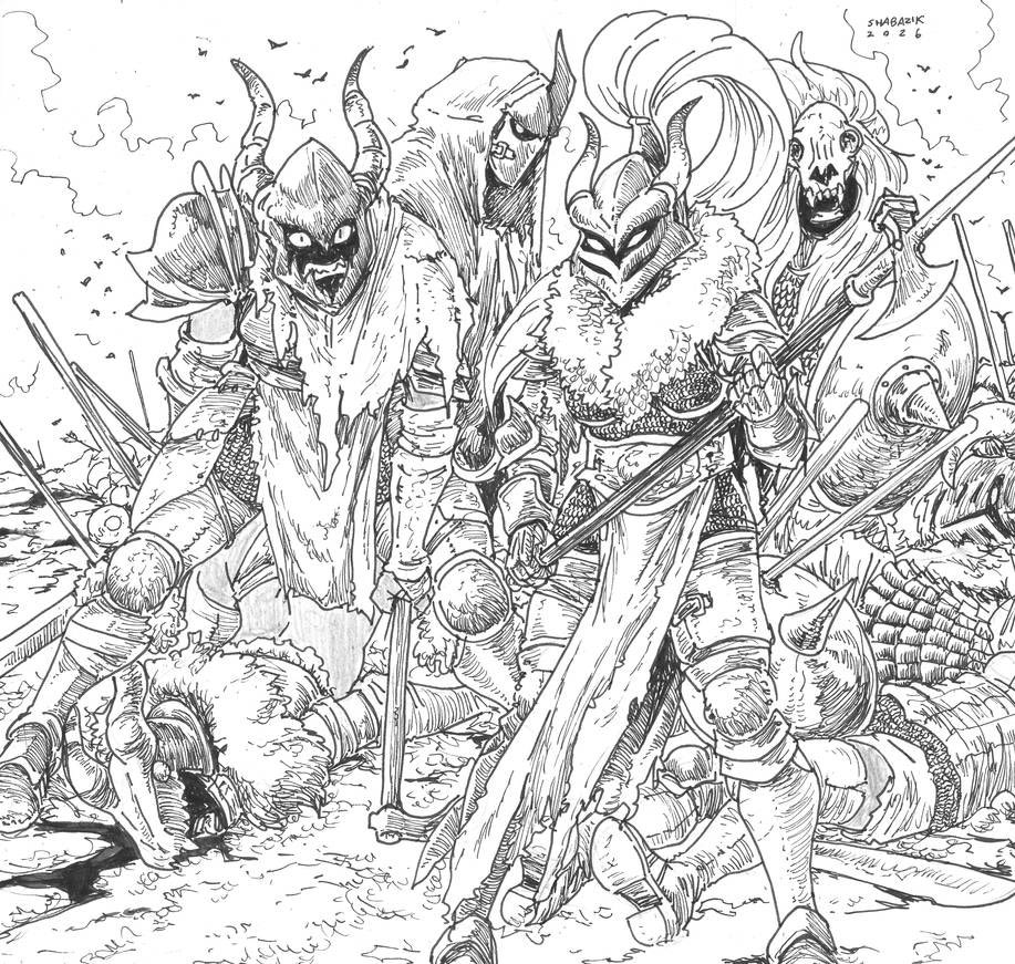 shabazik's tweet image. Still standing

#fantasy #drawing #warrior