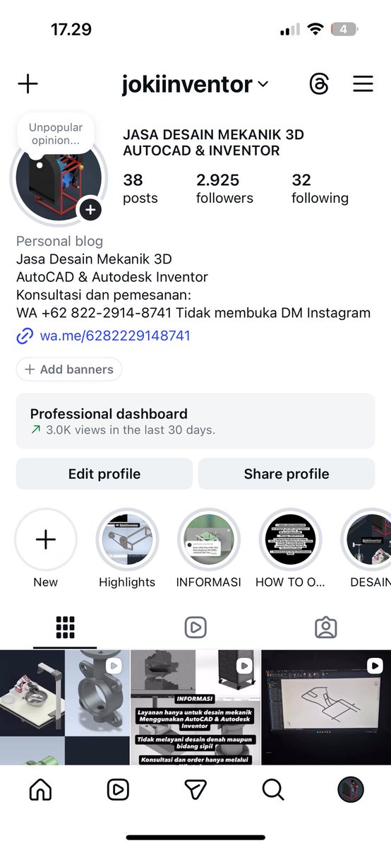 DESAIN MEKANIK INVENTOR & AUTOCAD tweet media