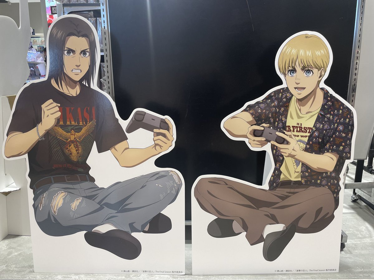 abibimagari's tweet photo. AIR TWOKYOの進撃ショップアップ、めっちゃ楽しかったー！
クレーンゲーム苦手な私でも取れるレベルの難易度で本当にありがたい笑
ぼっち参戦だったから、コインゲームのとき店員さんが動画撮ってくれてめっちゃ優しかった〜〜ありがとうございました😭 https://t.co/r59zWQkTiM