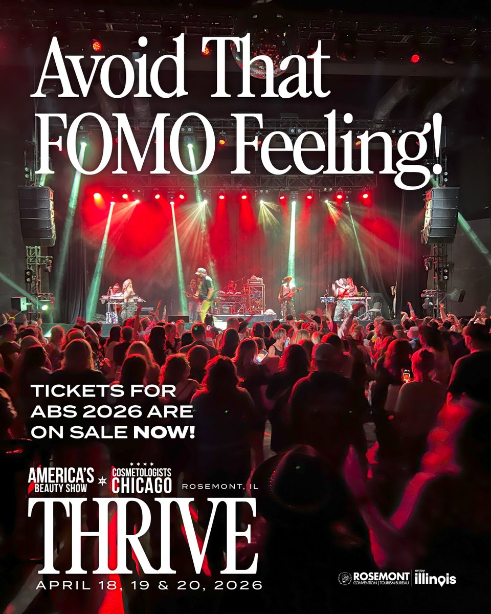 ABSUpdates's tweet photo. America’s Beauty Show starts today! It’s opening day. Join us in Rosemont. It is not too late to be here. Secure your ticket today! #americasbeautyshow #abs26 #thrive #beauty https://t.co/D2GajSPp7U