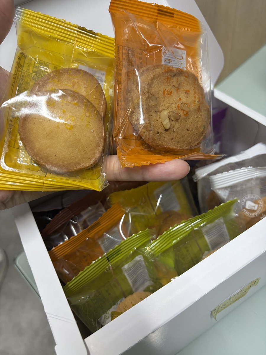 Ittoku1207's tweet photo. お疲れ様です😊
患者様にいただきました🍪
ありがとうございます✨ https://t.co/eSs61OglHs