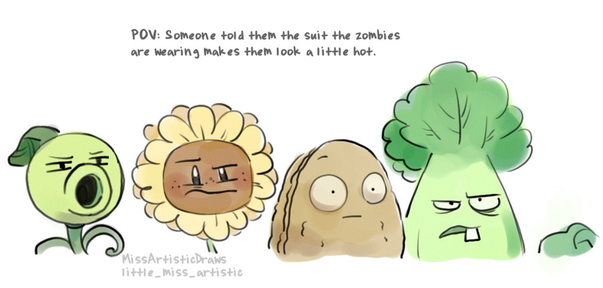 litartsydraws's tweet photo. The Plants are Judging😔 
#pvz #plantsvszombies #pvzfanart #plantsvszombiesfanart #peashooter #sunflower #wallnut #bonkchoy https://t.co/vqseqGAFpk