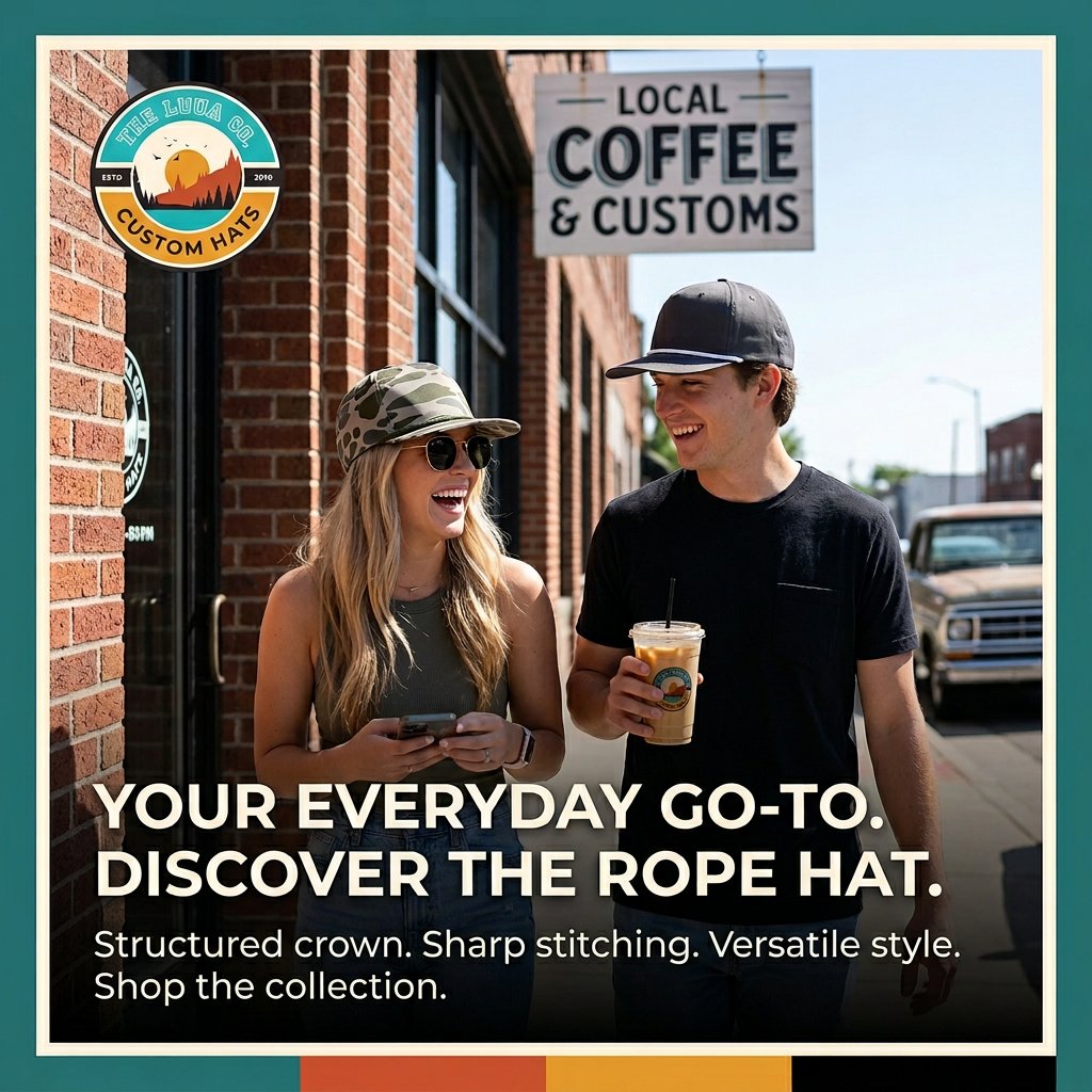 TheLuuaCompany's tweet image. Sun’s out. You’re moving.
The 256 keeps up without missing a beat. ☀️🧢
 rfr.bz/tca6f65 #theluuacompany #theluuaco #customhats #patchhats