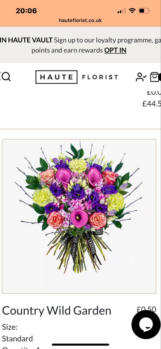 MaureenStrain's tweet photo. @hauteflorist Extremely disappointed that the flowers I ordered as a thank you  gift looks nothing like the flowers I ordered. Also not happy with response from @hauteflorist telling me they would eventually. Will never use company again. https://t.co/wjfTlJJBZZ