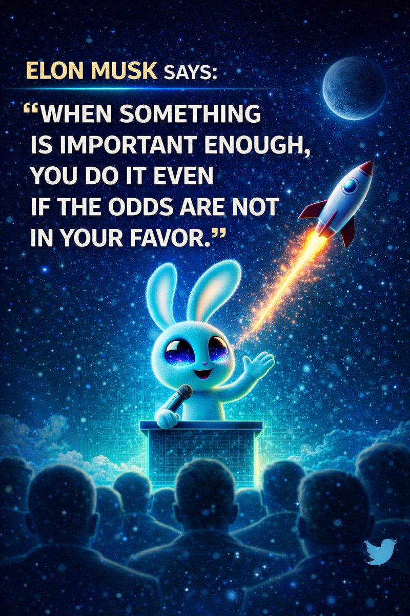 MFM888888888's tweet image. Elon Musk says:
When something is important enough,
you do it even if the odds are not in your favor.
#MFM #HBAR