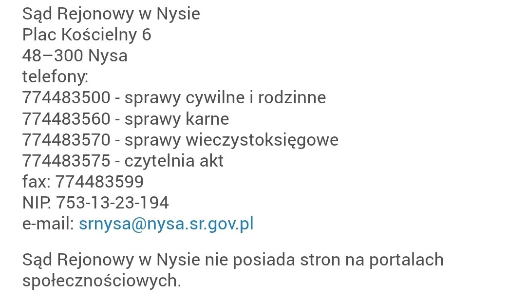 Dariusz_Lasocki's tweet photo. Uważam, że min. @bodnar z pełną premedytacją zaprosił do pracy jako rzecznika dyscyplinarnego SSR #Ulman.a, wiedząc że tak jak on idzie i pójdzie na zwarcie. Klasyczne prętem po klatce. A zatem jako obywatel uważam, że obywatele mają prawo do wyrażenia (cywilizowanej) opinii o urzędniku.
E-mail do Sądu w Nysie: srnysa@nysa.sr.gov.pl
