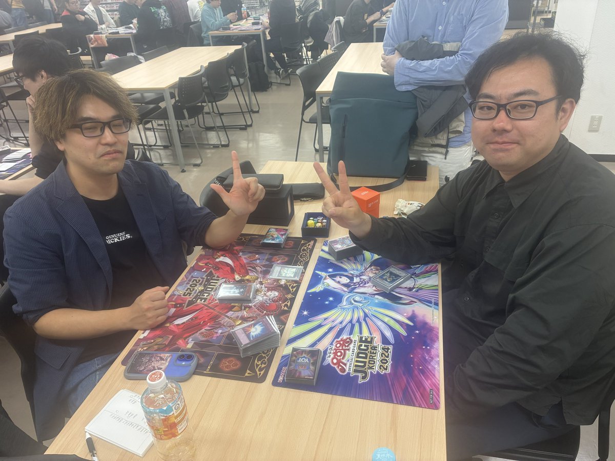 mycs1015's tweet photo. 第４回宮城遊戯CS with平成遊戯

1位はSabakuさん(左)
2位はぶちおさん(右)
となります！
おめでとうございます‼️ https://t.co/Ae6GS5i6E0