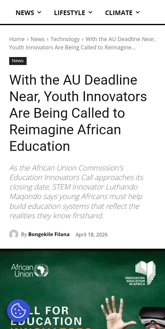 A call to innovate education in Africa by the <a href="/_AfricanUnion/">African Union</a> 

See the link below 
panafricanpost.com/au-education-i…
#AUMF
#Agenda2063