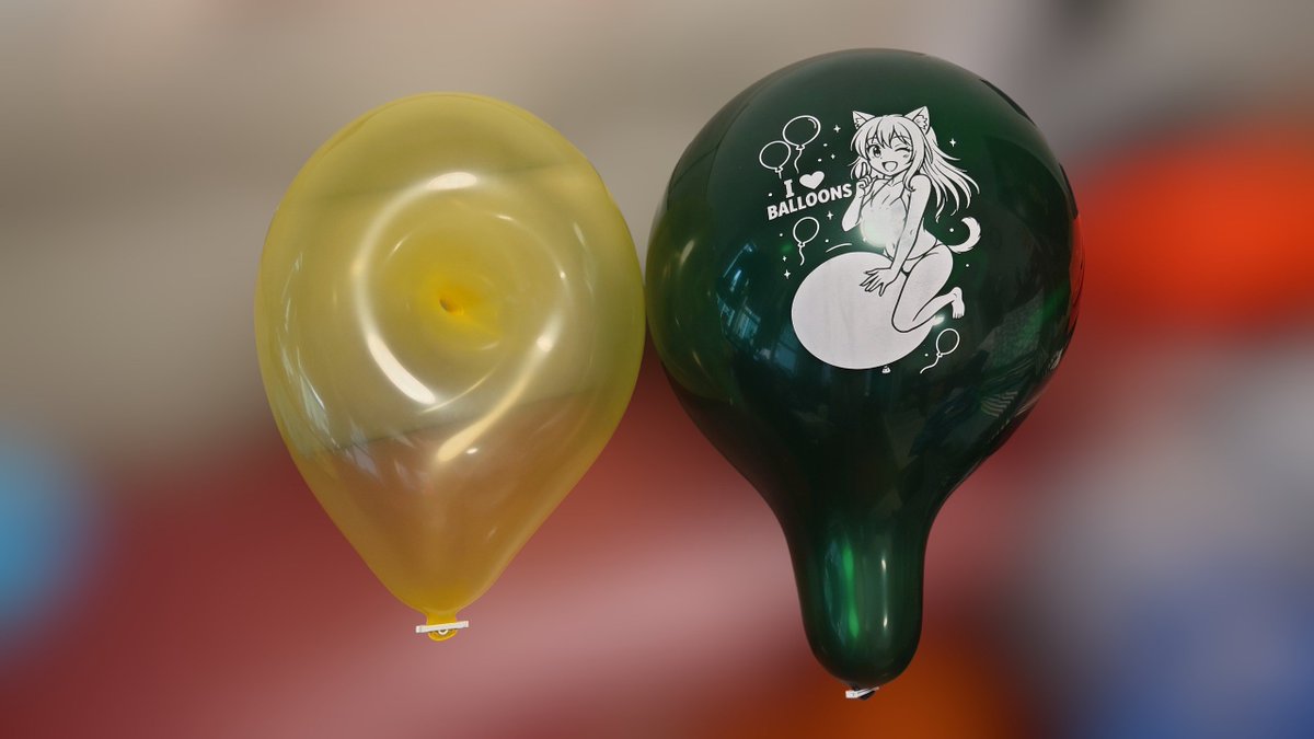 nonoka_balloon's tweet image. Really a big Geo donut. A C24 for comparison.
#balloon #風船フェチ #Looner #SPH4YOU