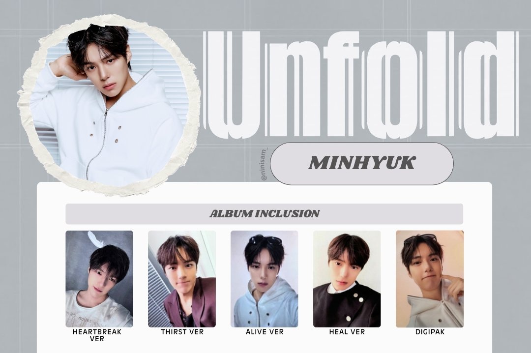 MONSTAX モンスタエックス Unfoldアルバム封入 トレカ ポスカ 交換