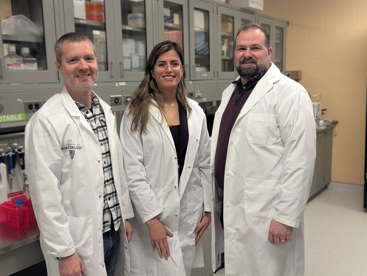 COVID19_disease's tweet photo. 🚨 BREAKING: 

Waterloo scientists Dr. Brian Ingalls, Dr. Sara Sadr, and Dr. Marc Aucoin have engineered “tumor-eating” bacteria that can invade and destroy cancer from within.

🧬 A potential breakthrough in cancer treatment research. https://t.co/bMFSHqqR6c
