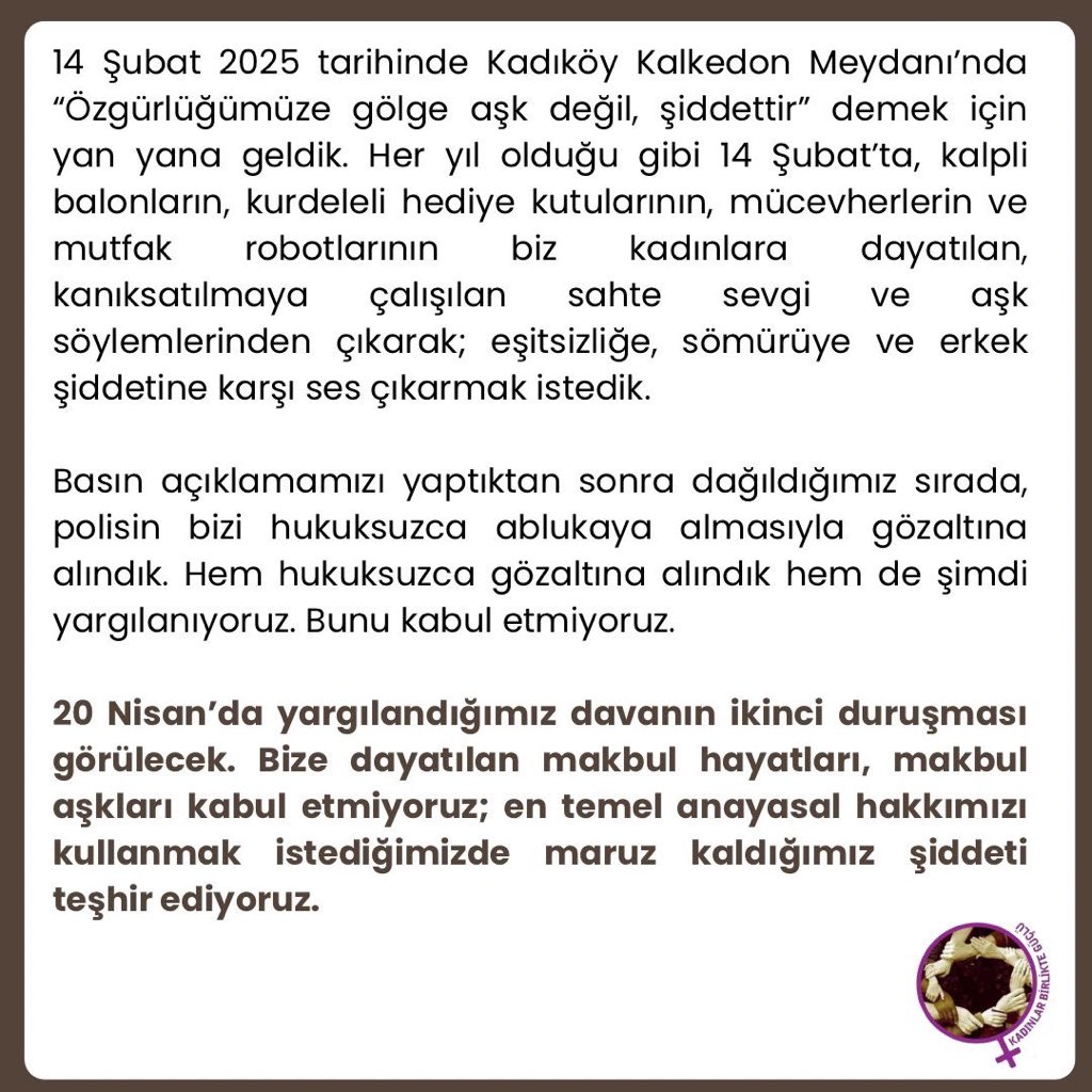 Aralık Feminist Kolektif tweet media