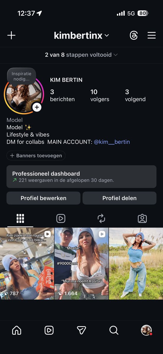 Follow my new back-up account on Instagram