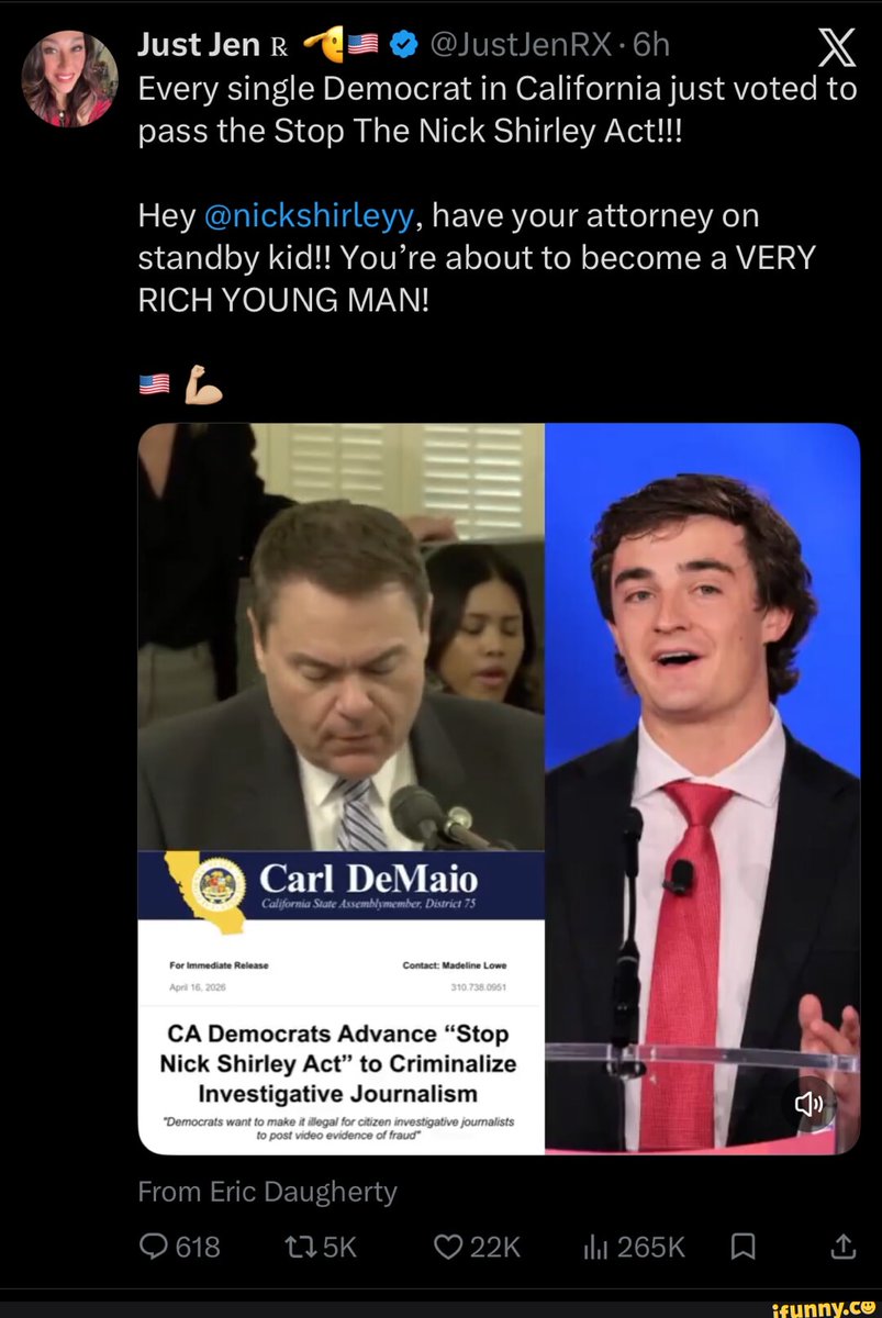 milty1982's tweet photo. Nick Shirley.  California journalism https://t.co/W4YtWMbvpz