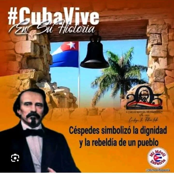 ZFrometa22216's tweet image. Recordamos hoy un aniversario más del natalicio de Carlos Manuel de Céspedes, el Padre de la Patria, quién inició en Cuba la lucha por la independencia y fue el primer Presidente de la República en Armas.
#Cuba 
#Ciego