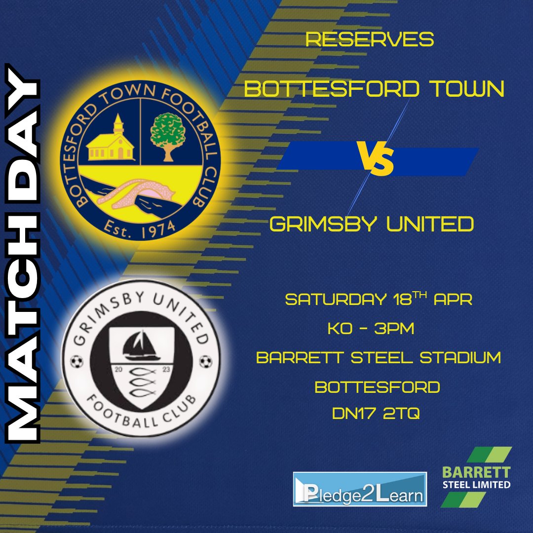 BTFCPathway's tweet photo. 𝗠𝗔𝗧𝗖𝗛 𝗗𝗔𝗬 - It's the final game of the season for the reserves today as they again face Grimsby United. Can the boys take the points again 🤔🤞💙💛

🕢 KO - 3pm
🏆 Balcan Lighting Supplies  Lincolnshire League
🎟 £3 adults, £2 concessions
🍔 Snack Shack Cafe https://t.co/mTVsVD7tGv