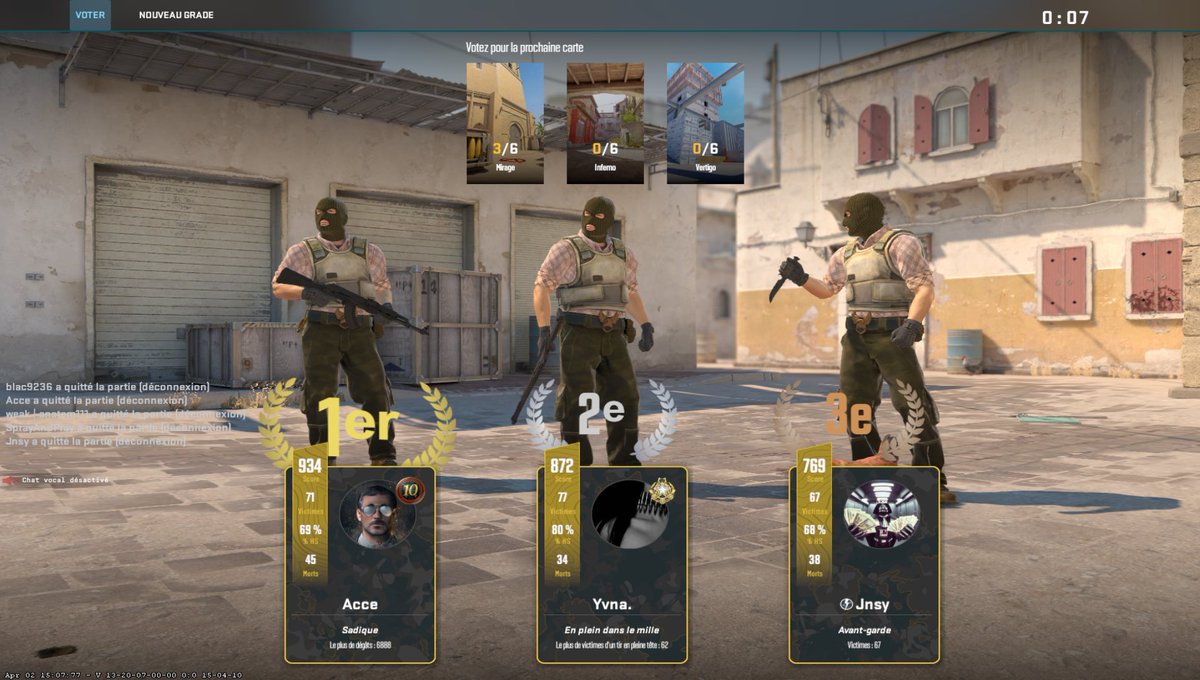 yvnasoul's tweet image. c’est quoi votre record de kill en match à mort ? #counterstrike #clicclicclic