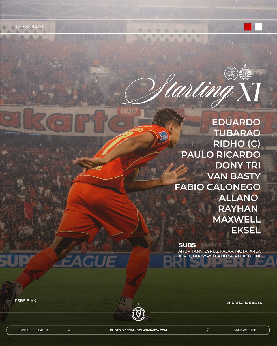 Gas, ini dia 11 pertama sang pemenang malam ini.

The winning team! #PersijaDay
