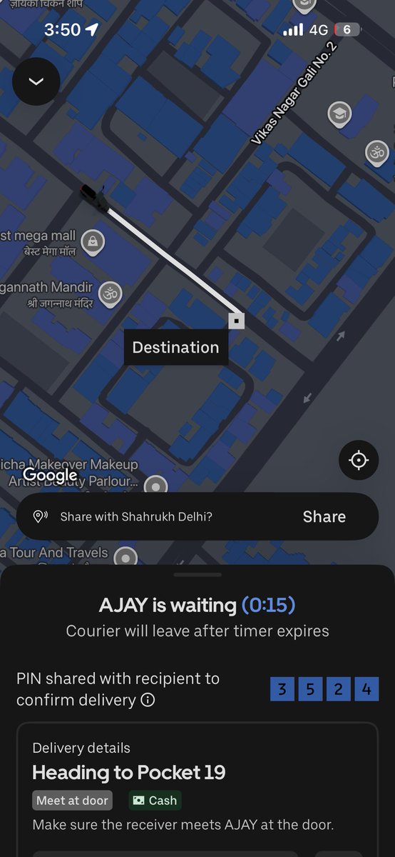apy_yadav's tweet image. I am attaching so many screenshot @Uber he is denying to come to the location and warning me to cancel the parcel also he is not using the same registered vehicle. Kindly take restrict action or i will do FIR aganist him #scam #uberscam