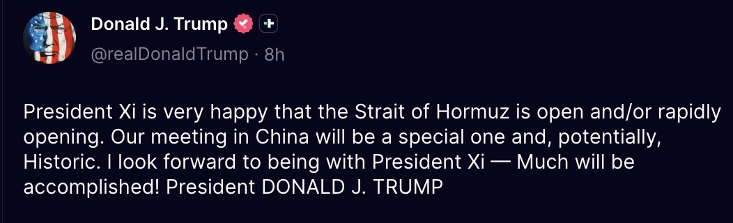 Donald J Trump Posts TruthSocial tweet media