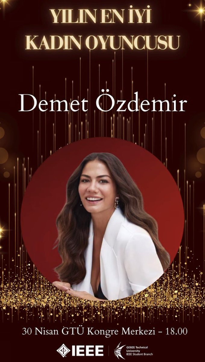 BTG Prestij Gecesi Ödülleri'nde "Yılın En iyi Kadın Oyuncusu" ödülünün kazananı #DemetÖzdemir oldu. 👏