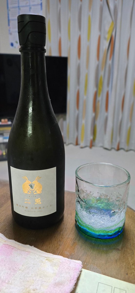 またまた日本酒🍶(*ˊ˘ˋ*)｡♪:*°
ラベルが可愛い🐰