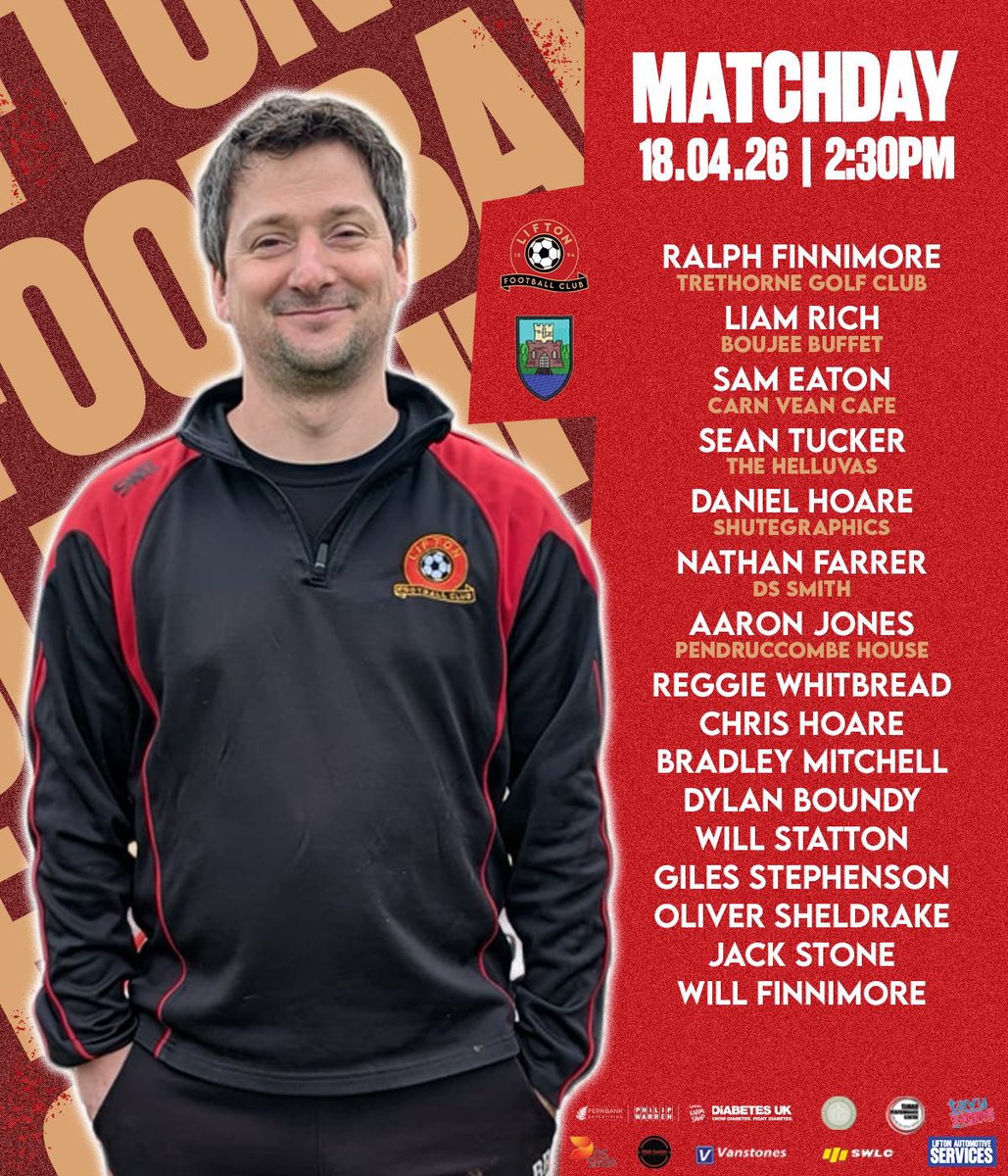 LiftonFc's tweet photo. MATCHDAY 🔴⚫

1sts: 🆚 Boscastle (A)
Res: 🆚 GSM (H)
⏰ 2:30PM

Big day 👊

Up the Lifton 🔴⚫

@swsportsnews @PLsportsnews @devoncornwallfc @Cornishfootball https://t.co/kZ0GnJ0sv2