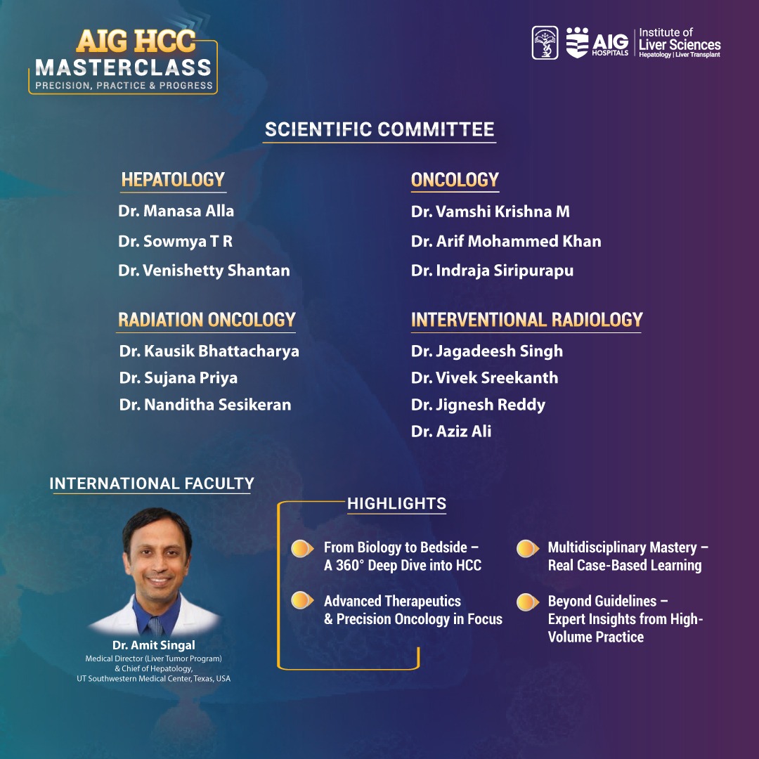AIGHospitals's tweet image. An upcoming deep dive into what truly defines the next era of Hepatocellular Carcinoma (HCC) care, where conventional pathways are being transformed by precision medicine, multidisciplinary thinking, and technology-driven treatment strategies.

The Institute of Liver Sciences,