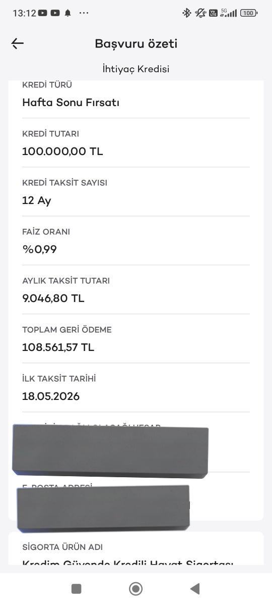 krediadam's tweet photo. Hafta sonuna özel 5000 kişi ile sınırlı ihtiyaç kredisi çabuk olun.

Mevcut müşteriye Akbank'tan 100.000 TL %0.99 Faizli 12 ay vadeli kredi kampanyası.

Beğenip takip etmeyi unutmayalım:)
Kişiye özel kampanyadır.
(Reklam ve işbirliği degildir) https://t.co/DYYumHAg82