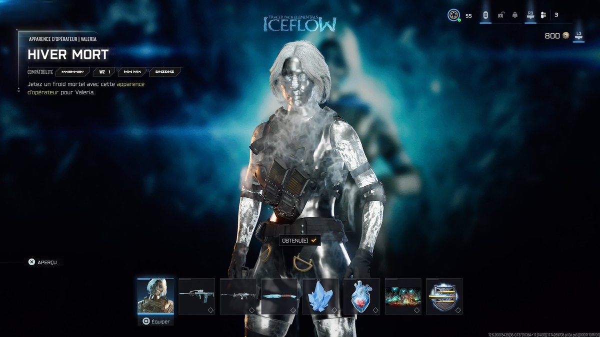 myl_as's tweet image. ❄️ IceFlow Pack always available ❄️  

Dominate with an icy style 🧊  
Exclusive skins, frozen vibes, unmatched flow.  

🎮 Available NOW  
👉 Link in bio  

Ready to freeze your enemies? #IceFlow #warzone #bestservice