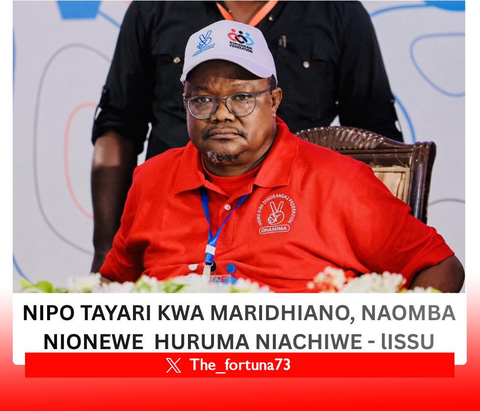Maria alimuaminisha Lissu kuwa njia pekee ya yeye kuwa Rais ni kupush ajenda ya No Reforms, No Elections. Masikini kama fala Lissu akaaminishwa kuwa wakishapindua Serikali yeye ataenda kutolewa jela kama Mandela na kupewa urais 😂😂😂.

Asichokijua ni kwamba hata nchi