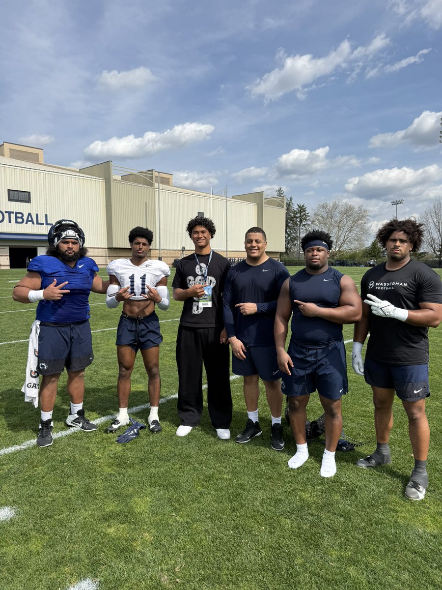 MarcusFakatou's tweet image. Thank you @PennStateFball for the hospitality! Thank you to Ao and Pam Polamalu for hosting me and my family. Great staff at Penn State! Malo he me’a kotoa🙏🏽 #WeAre

@CoachMC_PSU @MalloeMalloe D’Anton Lynn @CoachGriff46 @StevenG511