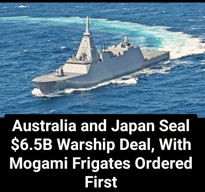 NewsSwifte's tweet photo. Australia and Japan have finalized a major $6.5 billion defense agreement for advanced warships, marking a significant step in strengthening military cooperation between the two Indo-Pacific allies...... 
More on https://t.co/z81sF4tQEG
#swifteradio 
#WallToWall 
#diasporaradio https://t.co/aTuiAEGHZY