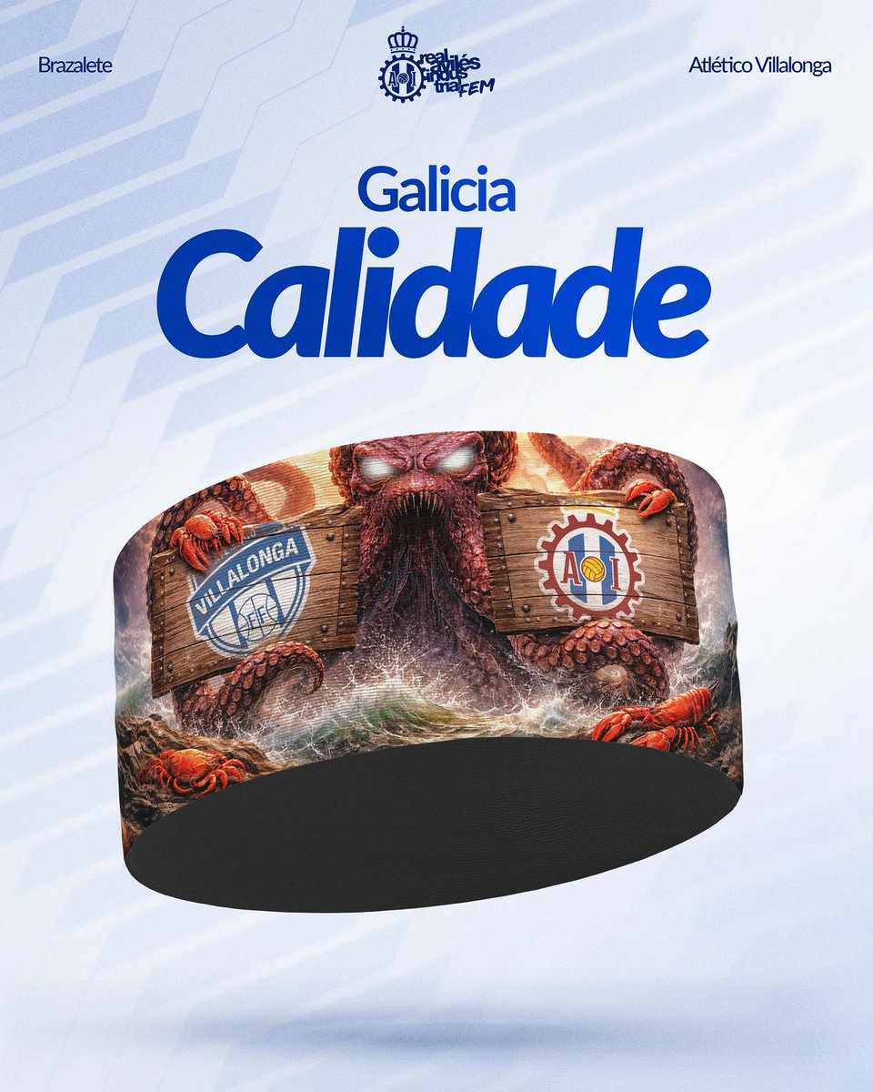 ©️ 𝗕𝗿𝗮𝘇𝗮𝗹𝗲𝘁𝗲 | Partido <a href="/atlvillalongaff/">Atlético Villalonga FF</a> 

🦞 Destacamos la exquisita gastronomía local 'Galicia Calidade'

🤝 Entregaremos una réplica a la capitana gallega

#RAIFem 🔵⚪🔴