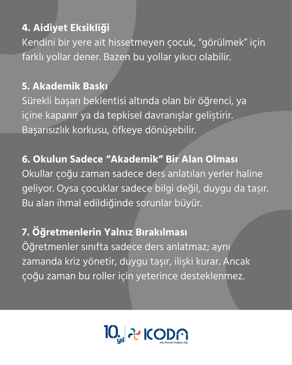 KODA - Köy Okulları Değişim Ağı Derneği tweet media