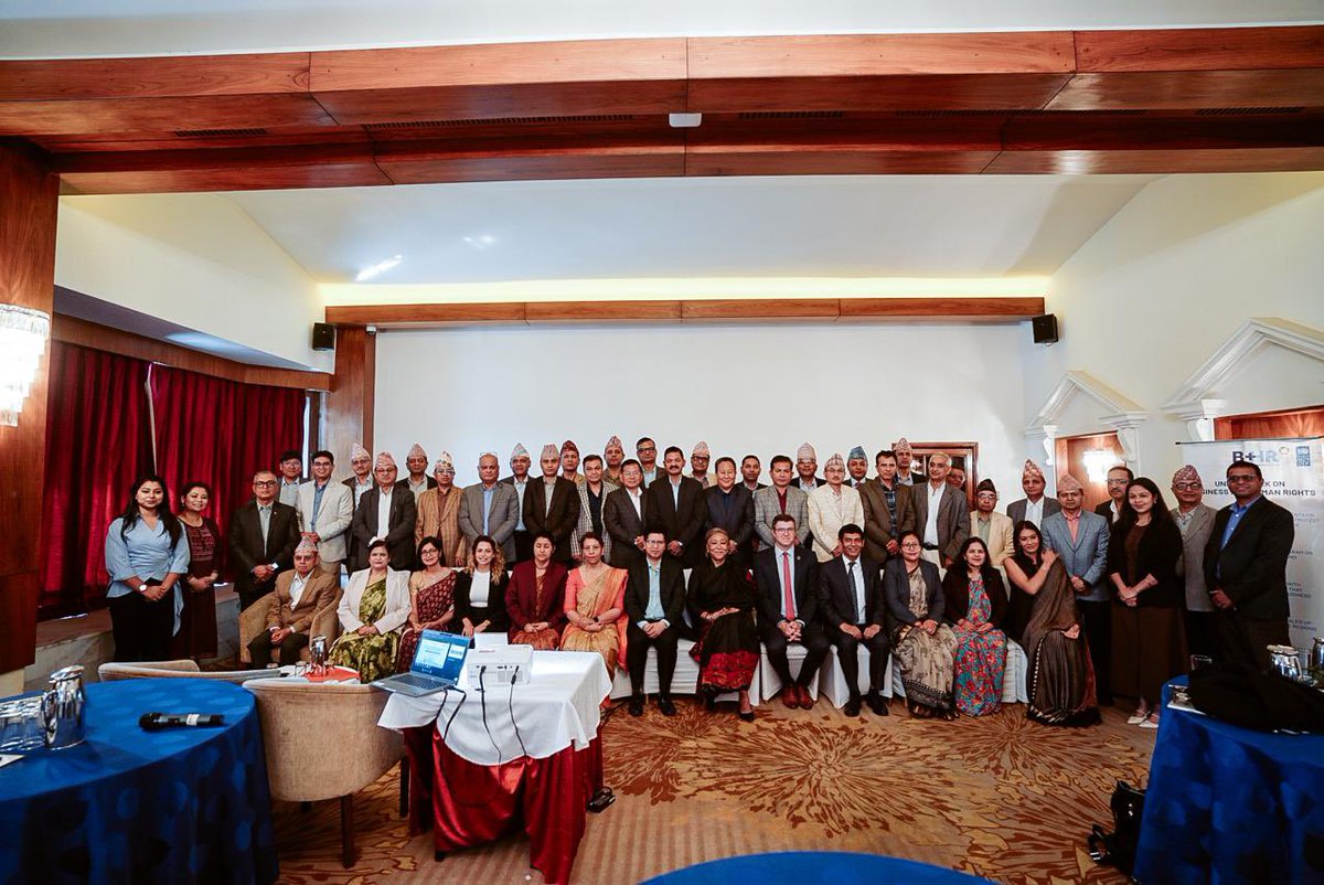 UNDPNepal's tweet photo. A judicial workshop—organized today with OHCHR and the Judges Society, with support from Government of Sweden—brought together 40 judges from Nepal’s judiciary to exchange experiences in handling complex, business related human rights cases and build capacity to seek remedy for those most at risk. 

Speaking in the event, Acting Chief Justice Rt. Hon. Sapana Malla Pradhan explained that Nepal’s Constitution already provides a mandate to the judiciary to ensure accountability for business cases. The task now is to define the conditions in which it can hold both state and private actors accountable towards advancing human rights. 

@UNDP Deputy Resident Representative Julien Chevillard highlighted that a responsive judiciary is key to inclusive and rights-based economic development, and that UNDP is committed to support the judiciary in this initiative to ensure accountability and sustain public trust. 

As courts increasingly address complex cases at the intersection of business and human rights, the role of judiciary is becoming critical in ensuring timely remedies for affected communities.
In Nepal, this priority is reflected in the National Action Plan on Business and Human Rights (2023), which prioritizes strengthening access to justice, especially for workers, women, and vulnerable groups.
