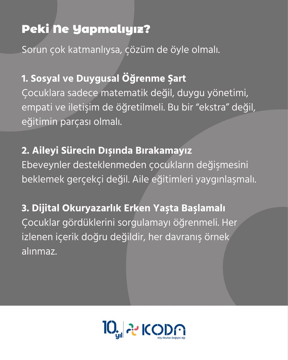 KODA - Köy Okulları Değişim Ağı Derneği tweet media