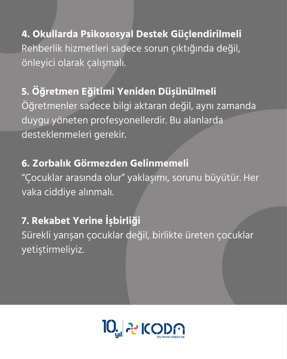 KODA - Köy Okulları Değişim Ağı Derneği tweet media