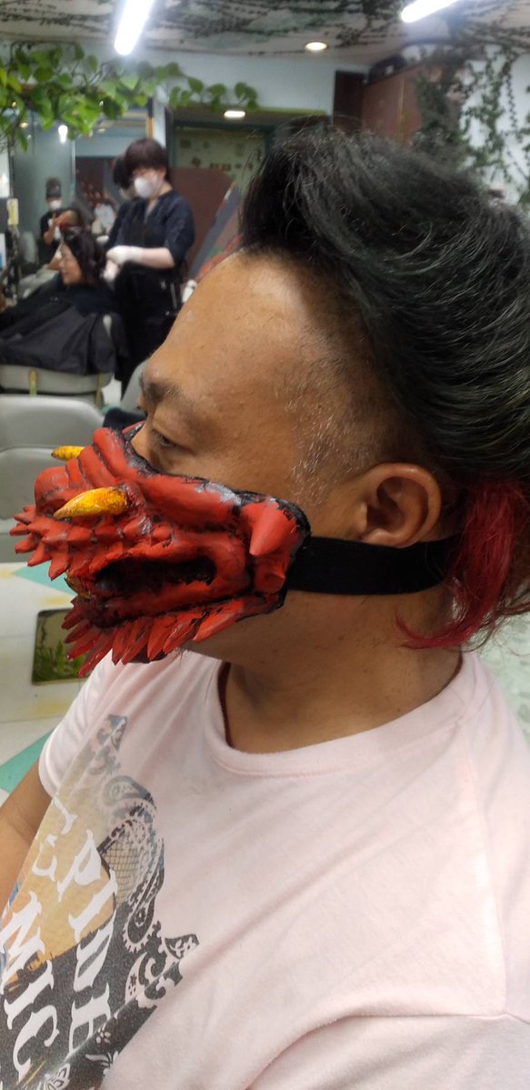 #トーショピ
鷹木選手と同じ髪型
5年してました。