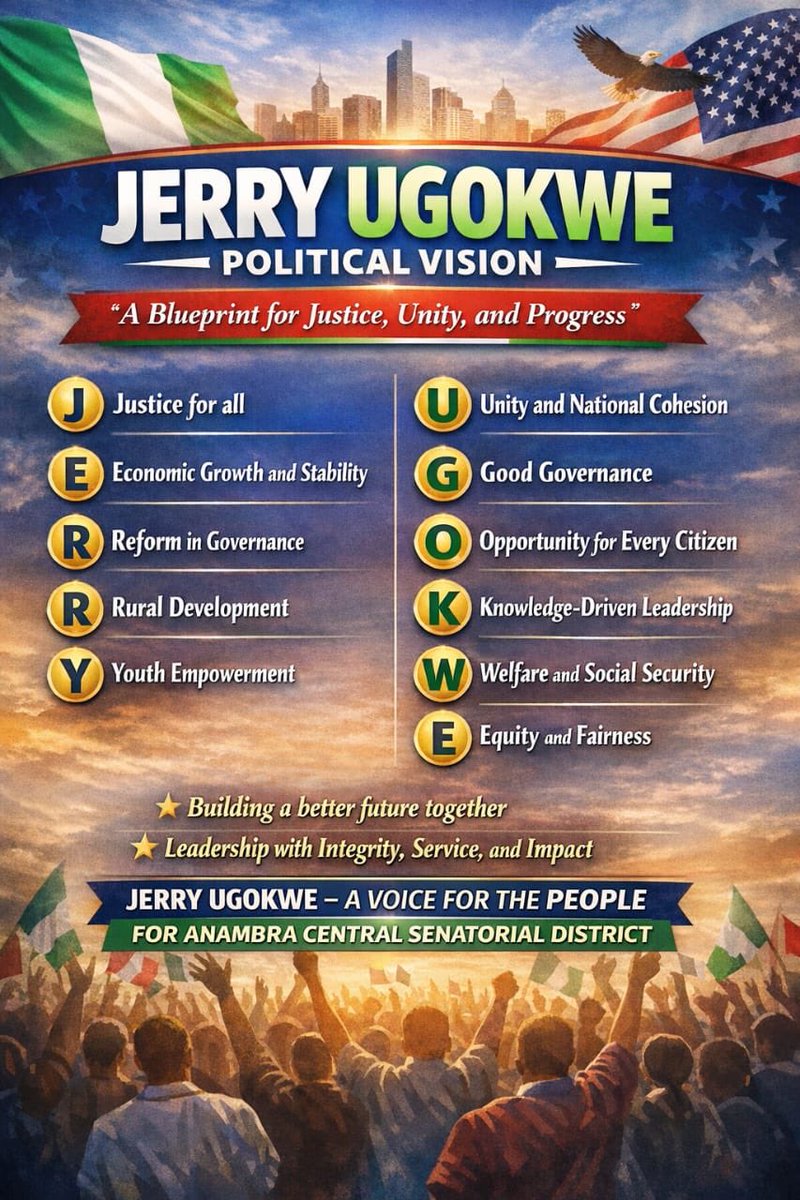 jerryugokwe's tweet photo. Aambra Central Senate, Prof. Jerry Ugokwe is coming! https://t.co/4KJj7u4sP5